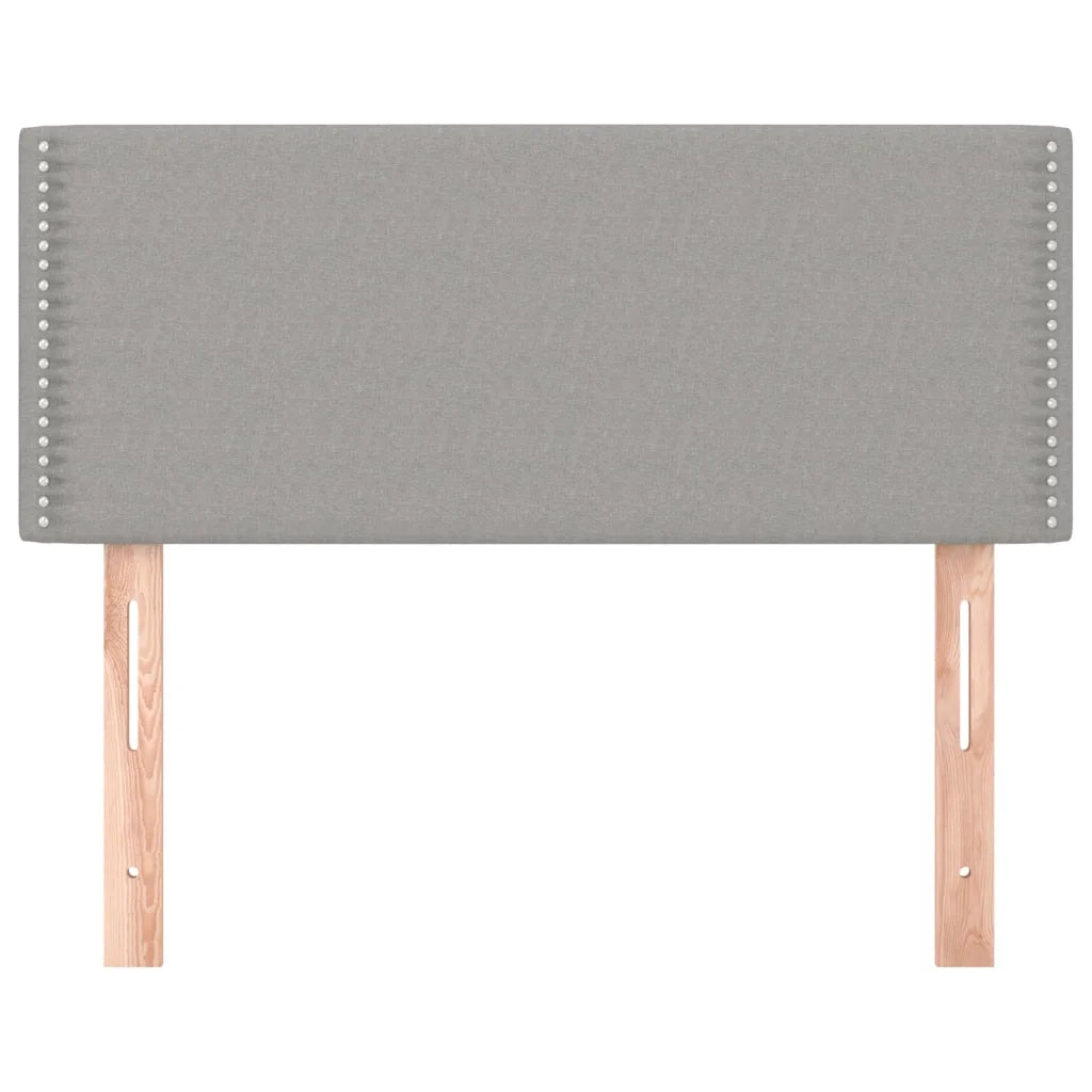 Testiera | Testata Grigio Chiaro 90x5x78/88 cm in Tessuto
