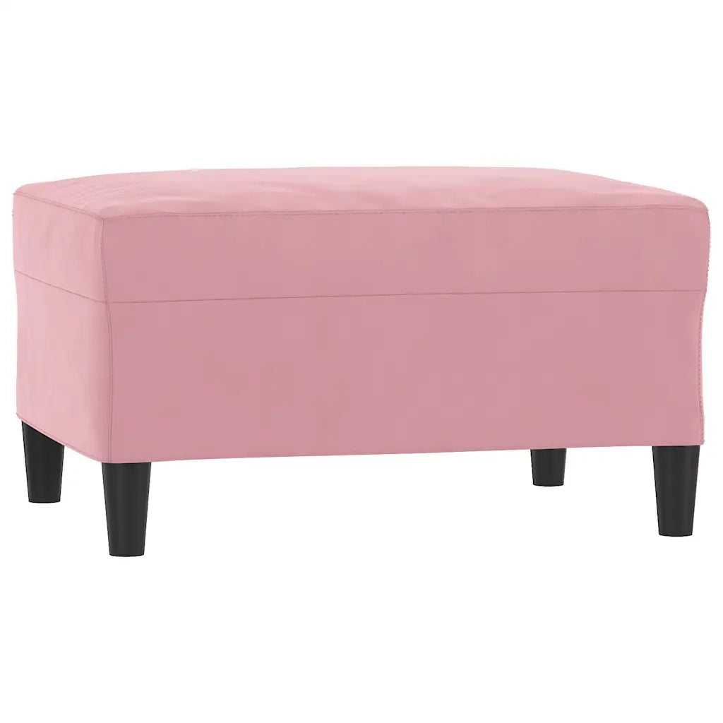 Set di Divani 4 pz Rosa in Velluto 3201947