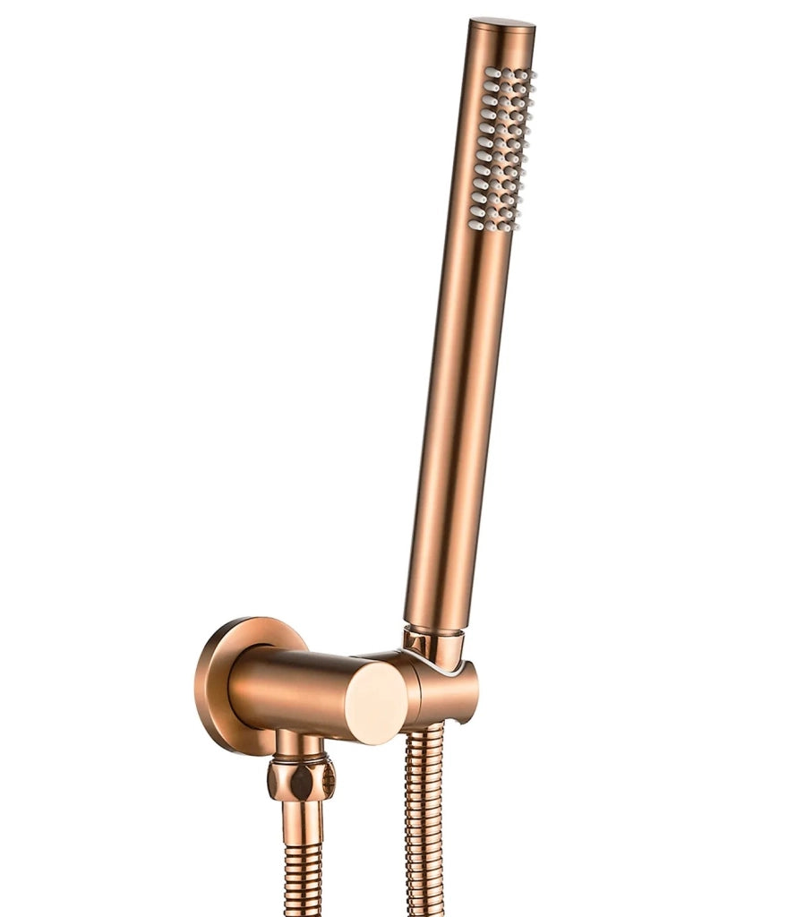 Set Da Vasca-doccia Da Incasso Rea Lungo Copper Brush + Box