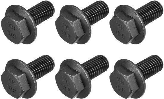 Set di viti a 6 facce (M12 x 25 mm) - 6 pezzi