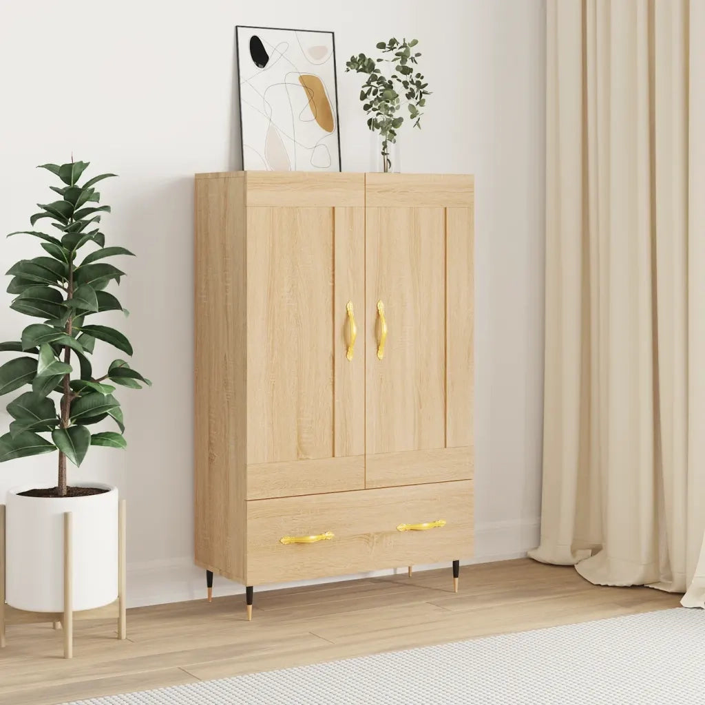 Credenza | Madia | Buffet da pranzo | Armadio da pranzo Rovere Sonoma 69,5x31x115 cm in Legno Multistrato
