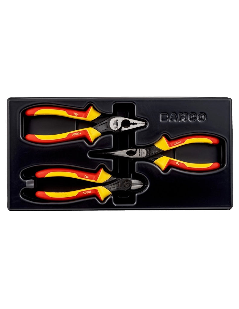 Set di 3 pinze universale isolate ERGO™ BAHCO 9897S/3