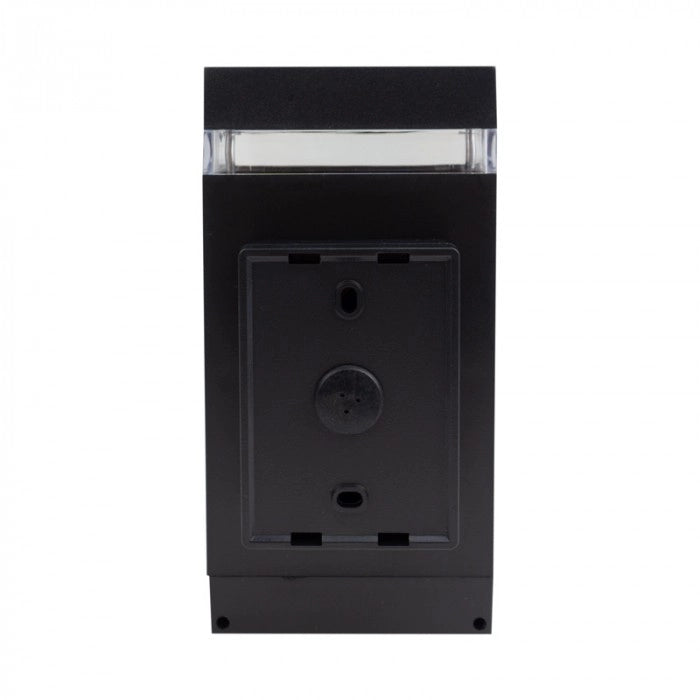 Applique esterno moderno nero 1 luce GU10 IP44 Ecolight