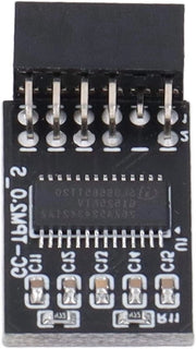 Adattatore 12Pin SPI TPM 2.0 per Scheda Madre B450M - Modulo di Sicurezza con Processore Criptografico