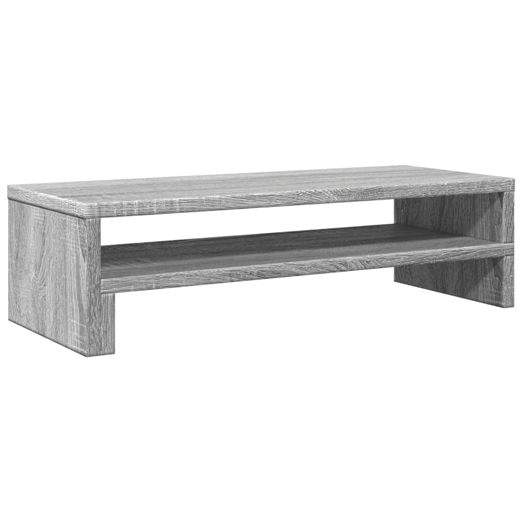 Supporto per monitor Sonoma scrivania/tavolo 54 x 22 x 15 cm legno ingegnerizzato grigio 02_0044998