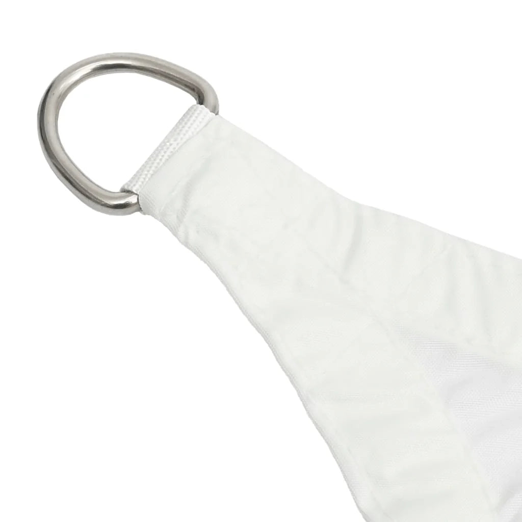Vela ombreggiante/ombrellone quadrato 4 x 4 m in tessuto Oxford bianco 02_0009505