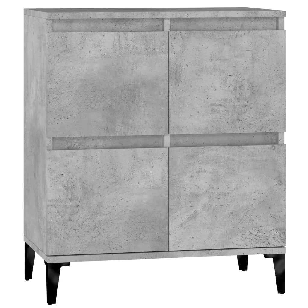 Credenza-Buffet-Armadio da cucina Grigio Cemento 60x35x70 cm in Legno Multistrato 227665