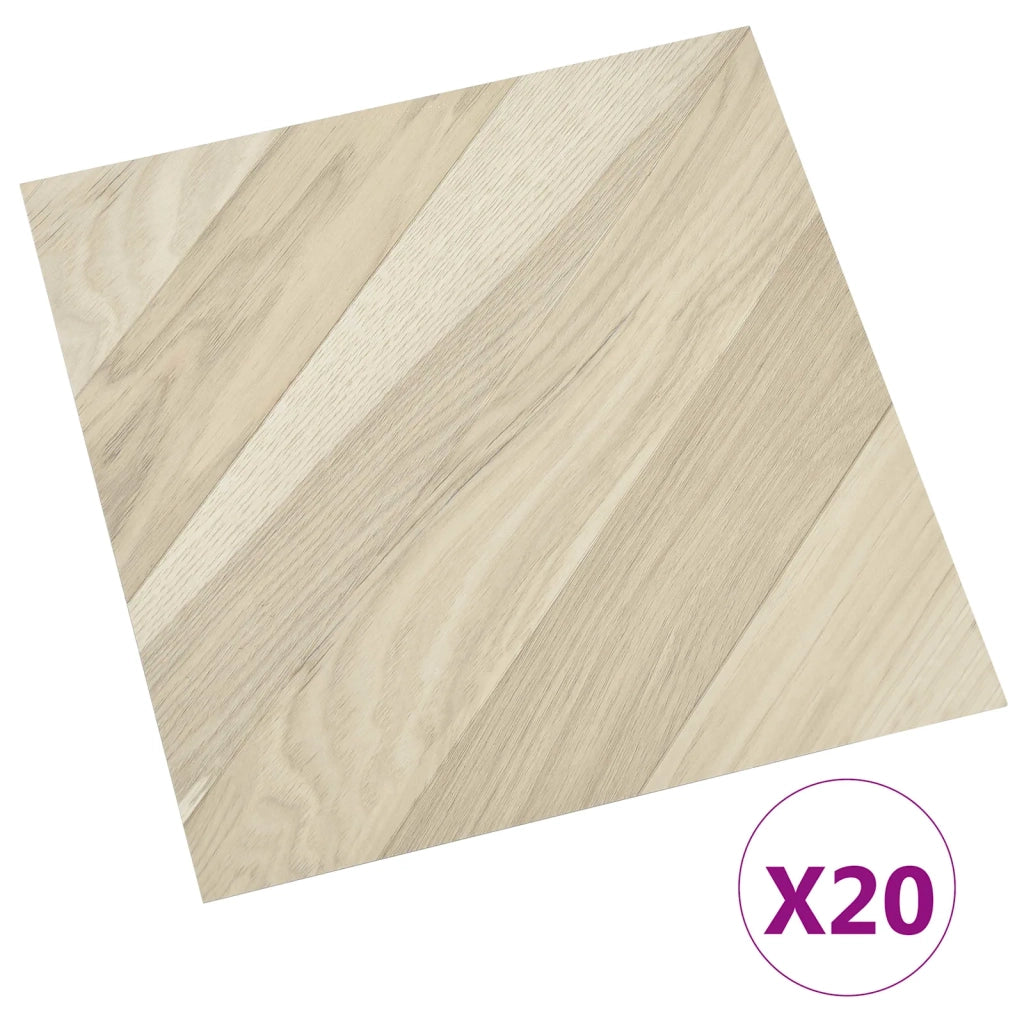 Plance per Pavimentazione Autoadesiva 30,5 x 30,5 cm 20 pcs PVC 42046365