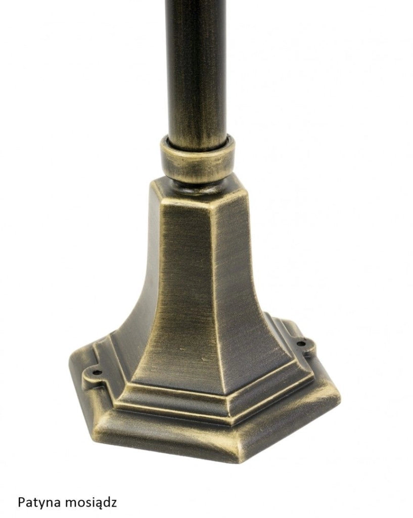 Lampada esterna da terra retrò 80cm E27 nera IP43 SU-MA