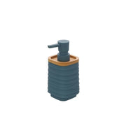 DISPENSER SAPONE ALABAMA BLU PASTELLO E BAMBU