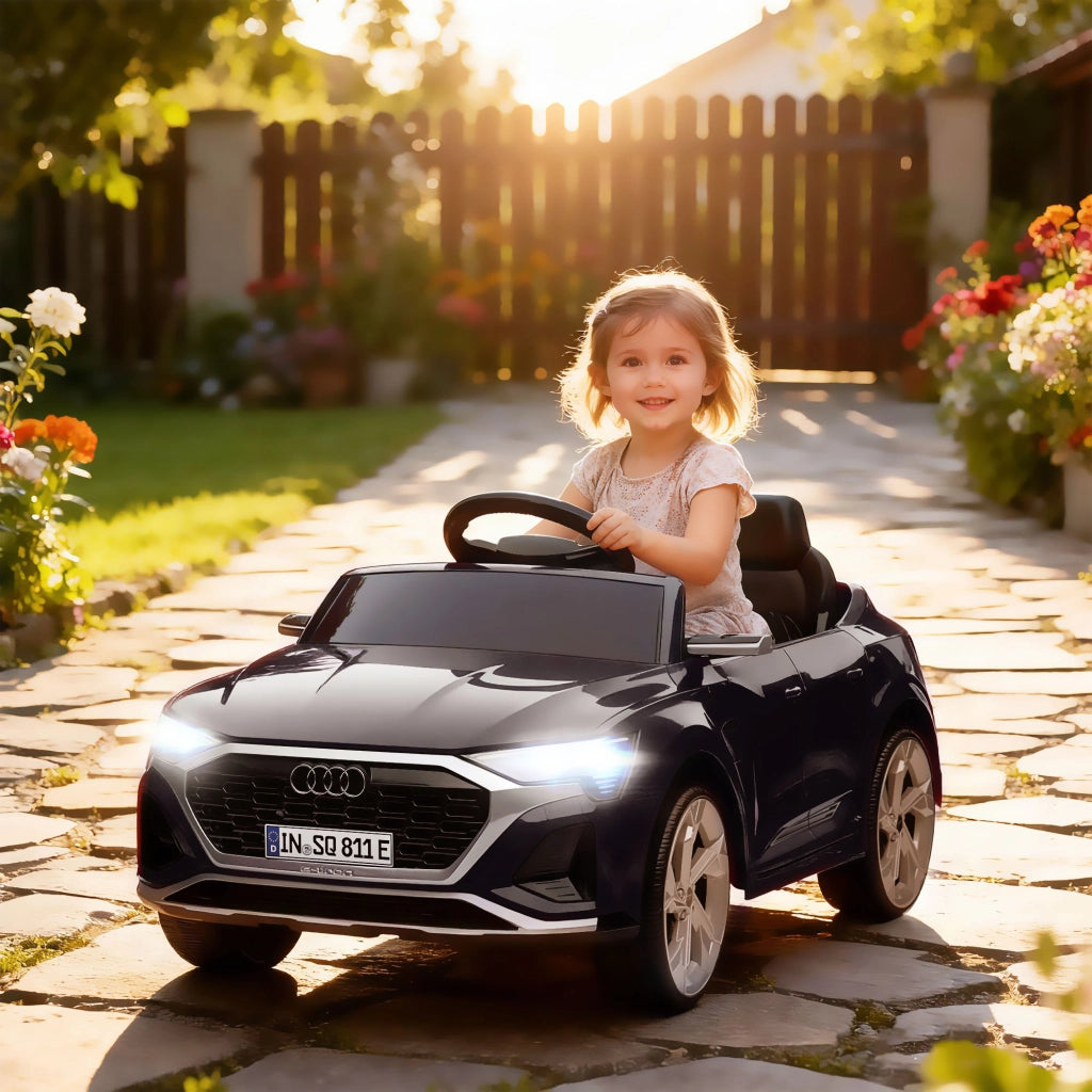 Auto Elettrica per Bambini Audi Q8 12V ¨C Xylo ¨C Nero con Telecomando e LED