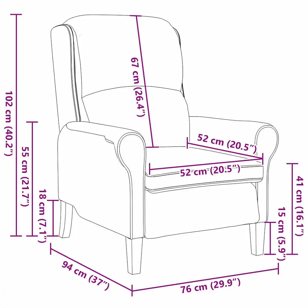 Divano Sedia-Poltrona Rosa Tessuto 889991