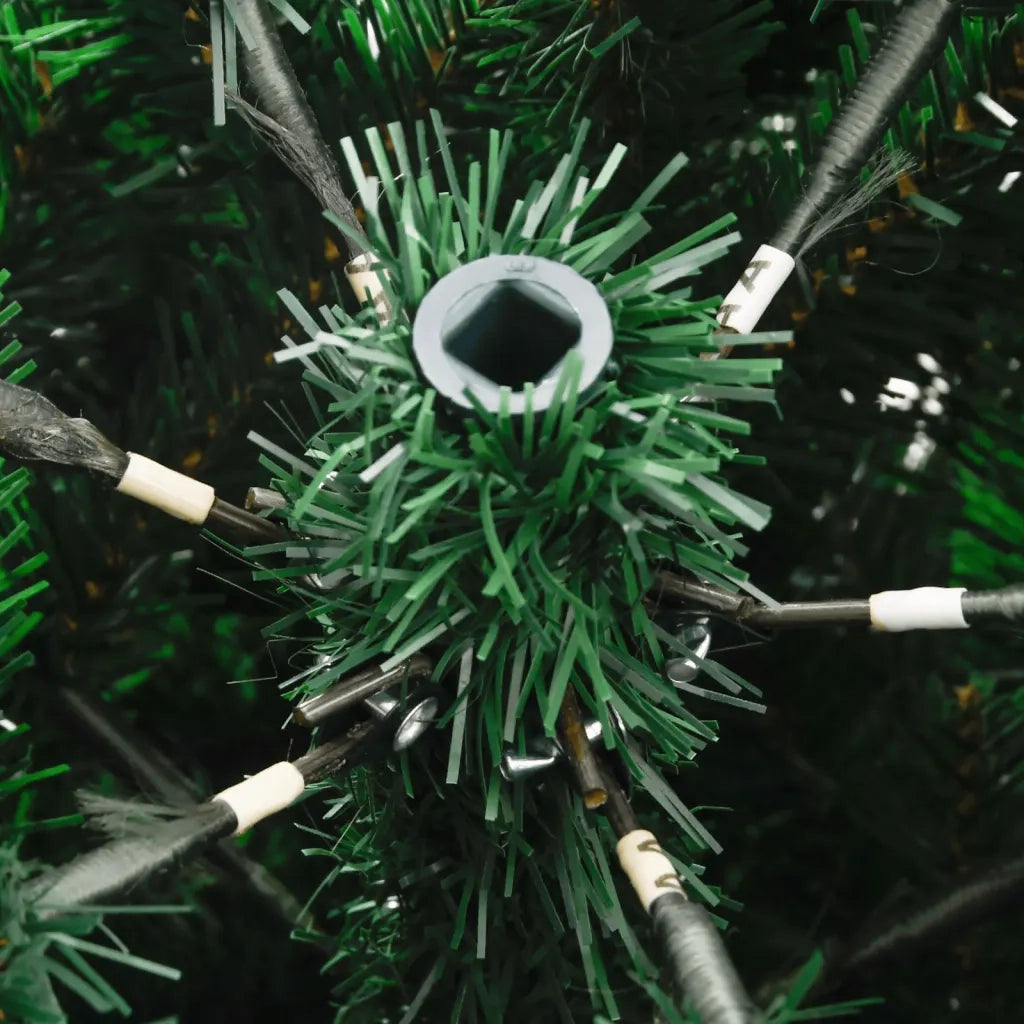 Albero Natale Artificiale Incernierato con Bacche Rosse-Albero Natalizio-Decorazioni natalizie 150 cm