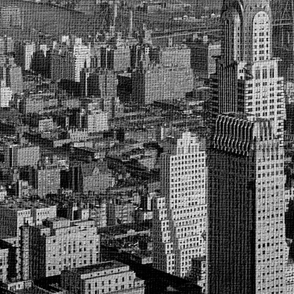 NewYork retrò - Quadro Canvas su telaio in legno Misura: 100x70 cm
