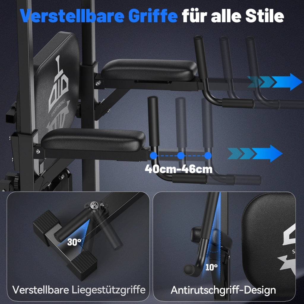 Torre Potenza Dip Station Pull Up Bar ¨C zephmum ¨C 204 kg