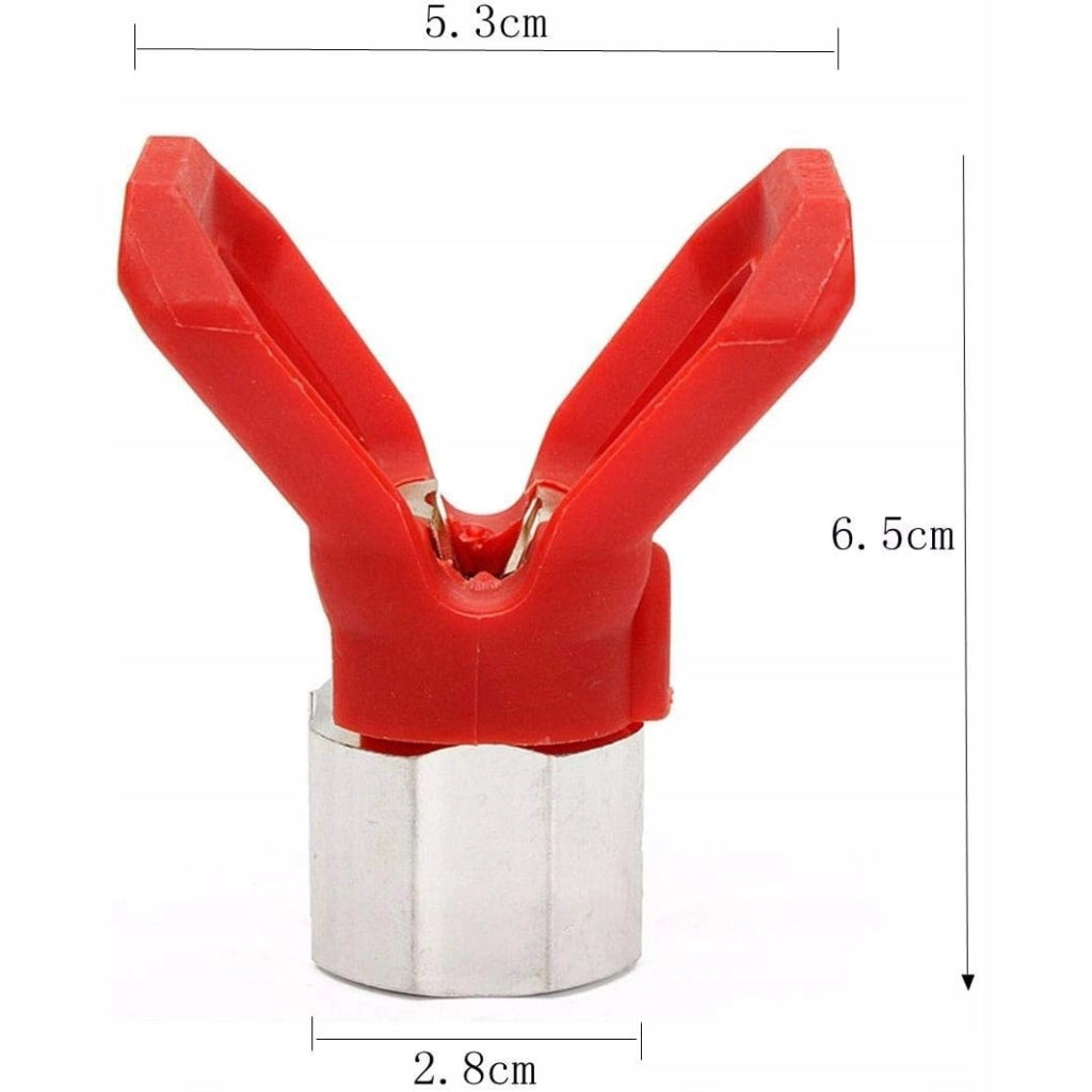 Set di Accessori per Verniciatura Rosfix – Ugello Ultra Spray Modello 517 e Protezione | Compatibile con Pistole