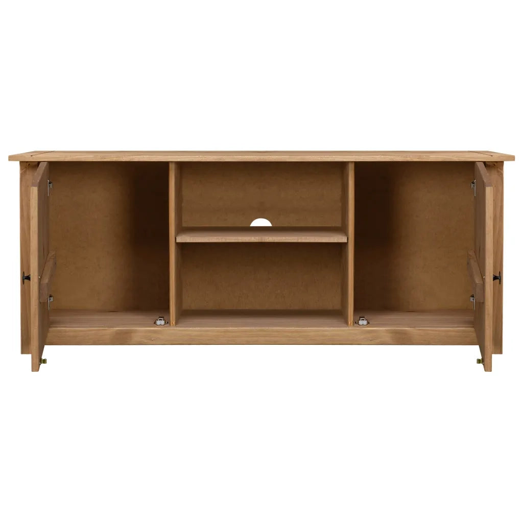 Moble TV 120x40x50 cm in Legno Massello di Pino Panama Range 282670