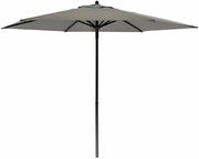 Ombrellone da Giardino Ø230 cm Colore Grigio con Struttura in Acciaio e Telo Impermeabile in Poliestere