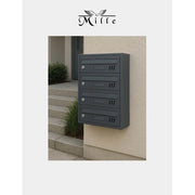 CASSETTA CONDOMINIO SOFIA 4 POSTI ANTRACITE- 1,0 pz
