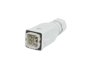 CONNETTORE MASCHIO DI RICAMBIO PER BACCHIATORE ELETTRICO OLIVGREEN A3    MINELLI