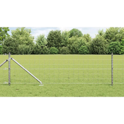 Recinzione con Posto Argento 0,6 x 25 m Acciaio 3350774