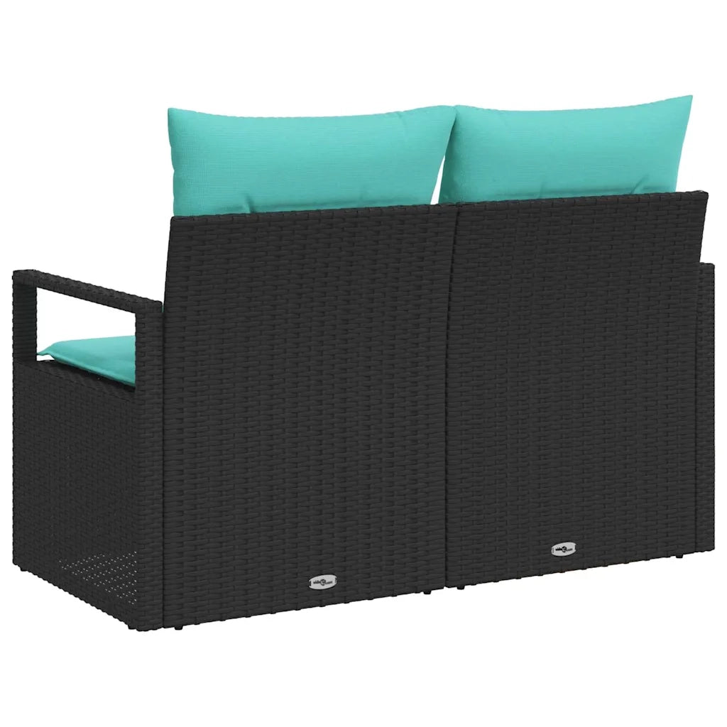 Divano da giardino con cuscino 120 x 62 x 69 cm. polyrattan 42006760