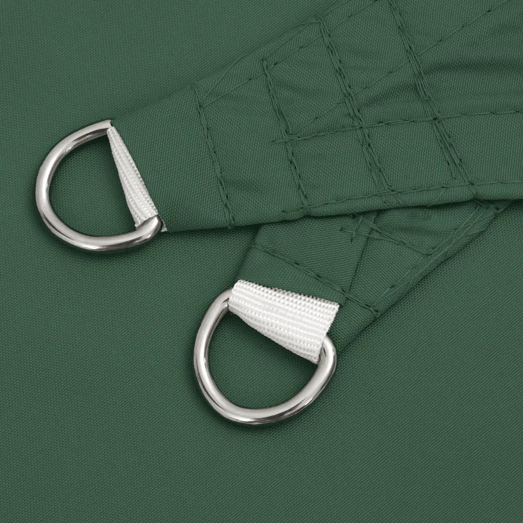 Vela Ombreggiante-Parasole a vela Tessuto Oxford Triangolare 5x5x5 m Verde Scuro