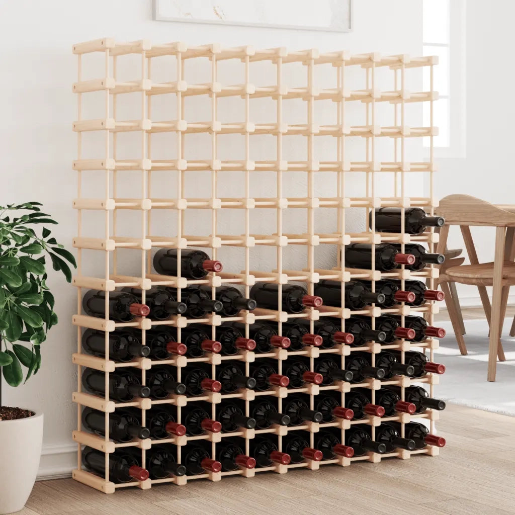Portabottiglie Vino 120Bottiglie 112,5x23x123,5cm Massello Pino CFW9309477