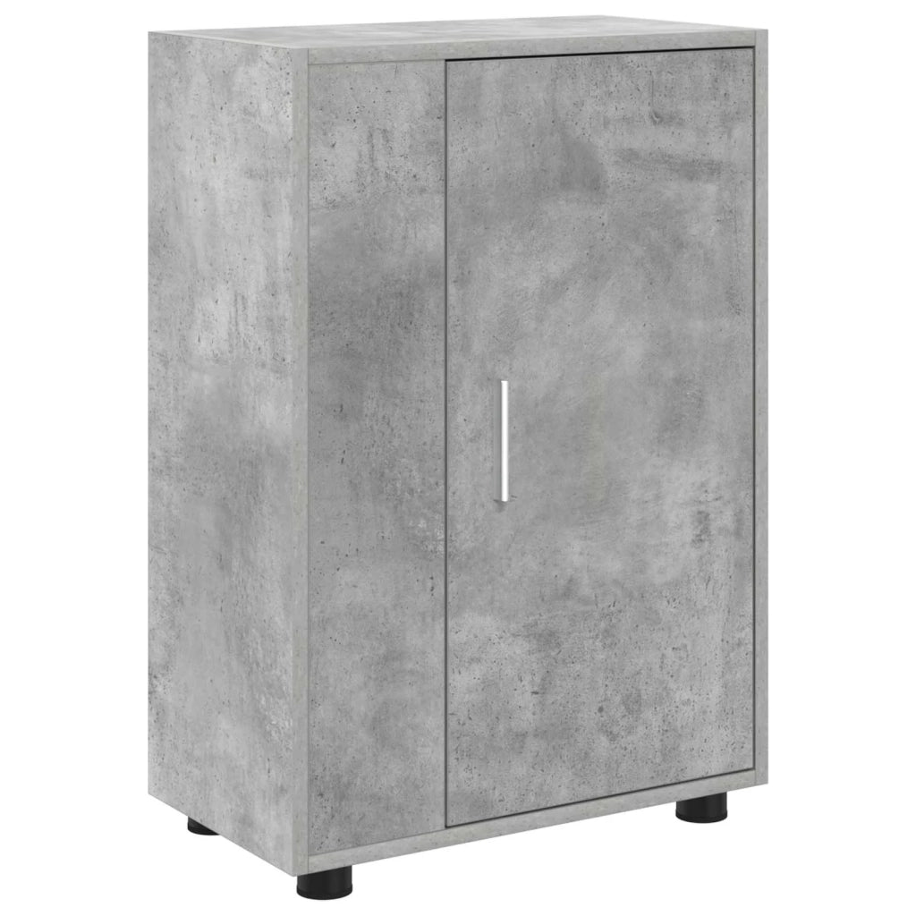 Set mobile TV 4 pz | Armadietto TV | Mobile Porta TV Grigio cemento Legno multistrato