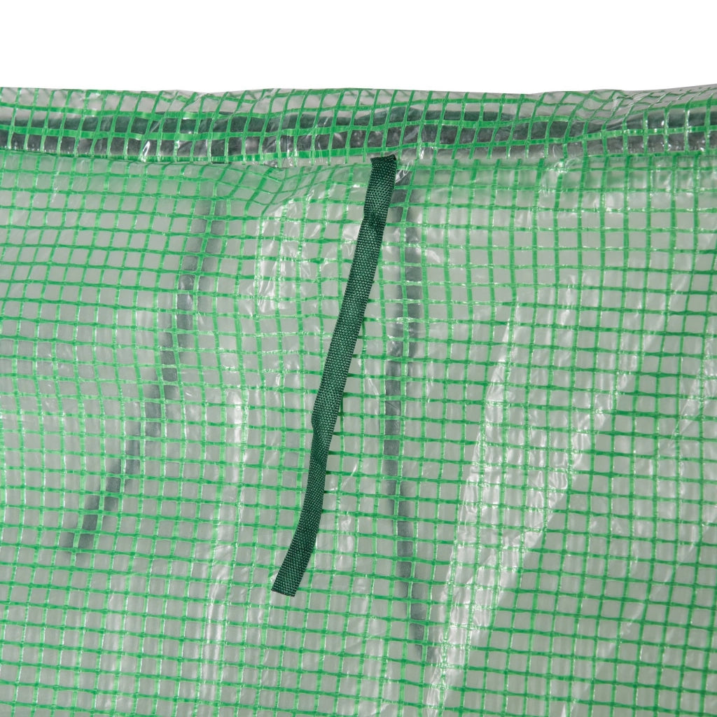 EasyComfort Serra per Piante Orto con 2 Coperture in PE e PVC, Struttura in Acciaio - Verde 180x90x90cm