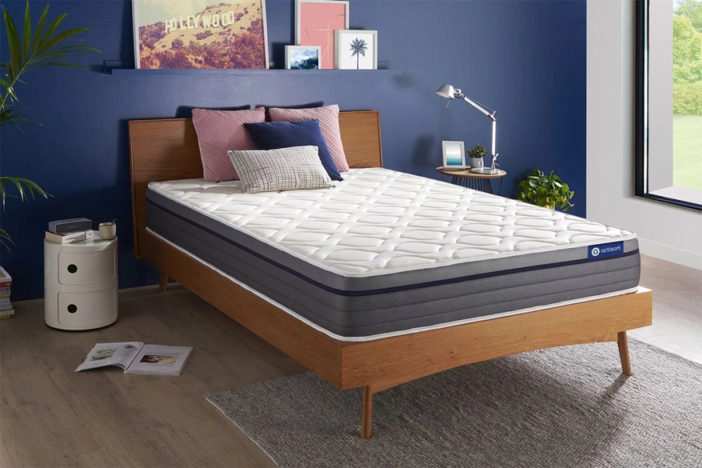 Materasso matrimoniale matrimoniale Actiflex zen 140x190cm - Spessore : 26cm - Molle insacchettate e memory foam - Bilanciato