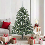 Albero di Natale artificiale con 150 LED Verde 150 cm 3395224
