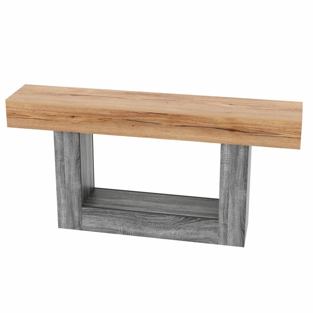 Consolle Bicolore con Ripiano ¨C MINIMAL ¨C Legno/Truciolato