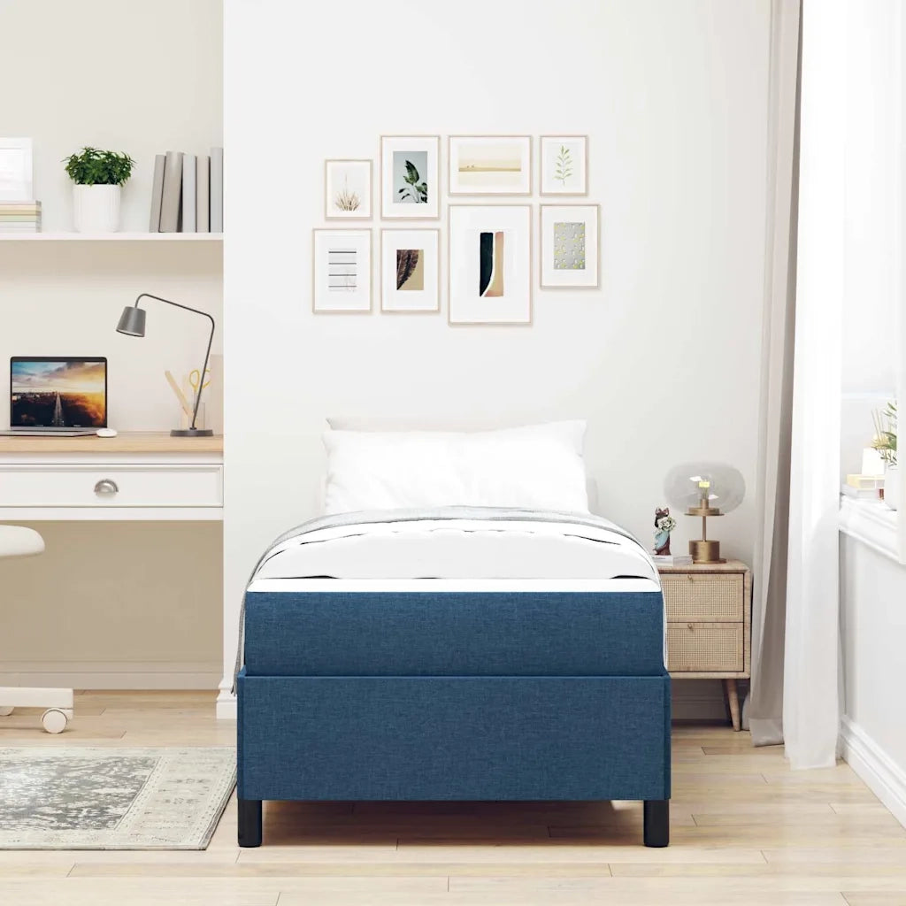 Letto a molle Blu 80 x 200 cm Tessuto 3398821