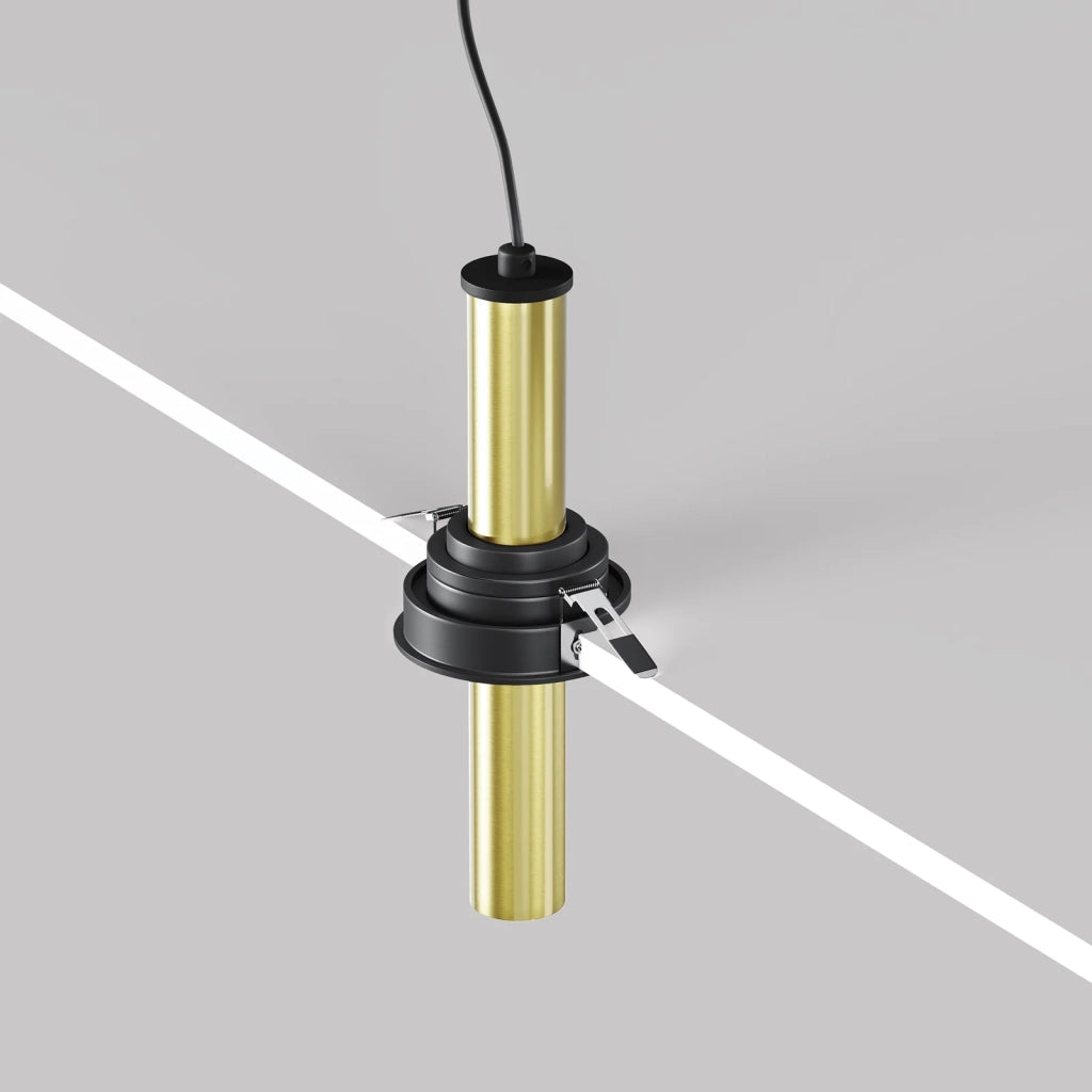Maytoni Lampada da Incasso Focus T 1 luce LED integrato nero alluminio