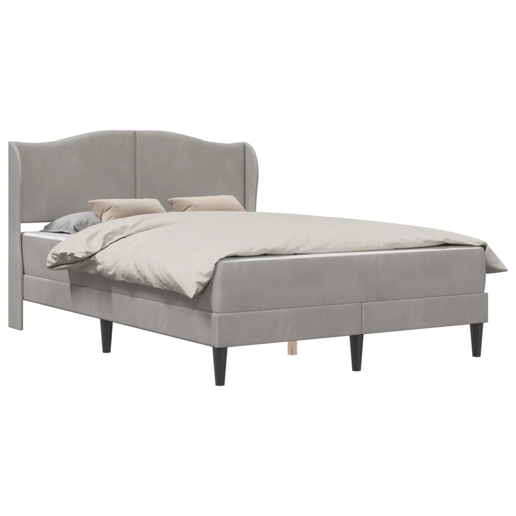 Struttura del letto Grigio Chiaro 120 x 200 cm Velluto 3415196