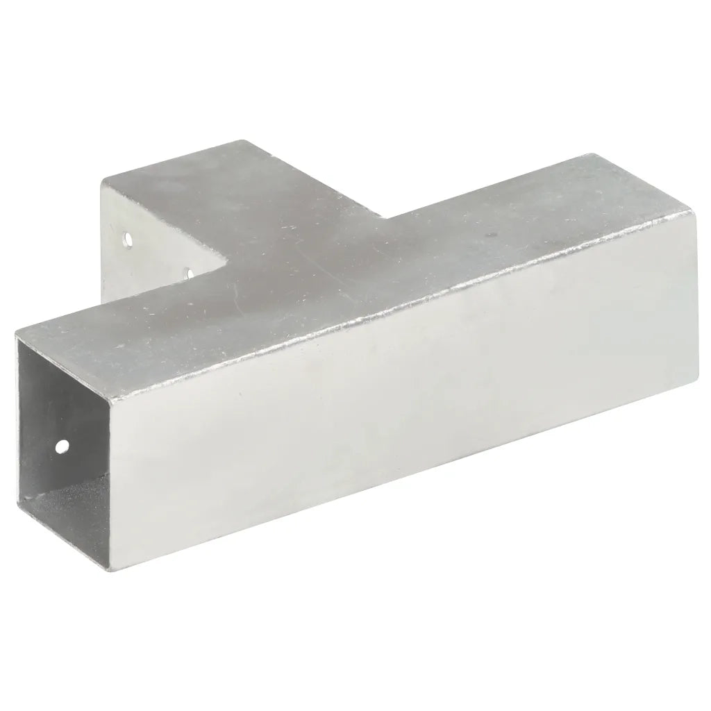 Connettore per Pali a Forma di T in Metallo Zincato 71x71 mm CFW7641370