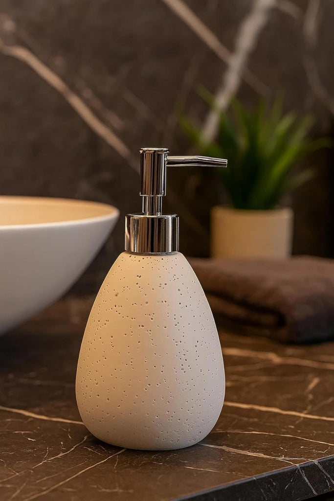 Labor Dispenser Sapone Liquido in Poliresina Bianca – Serie Sponge