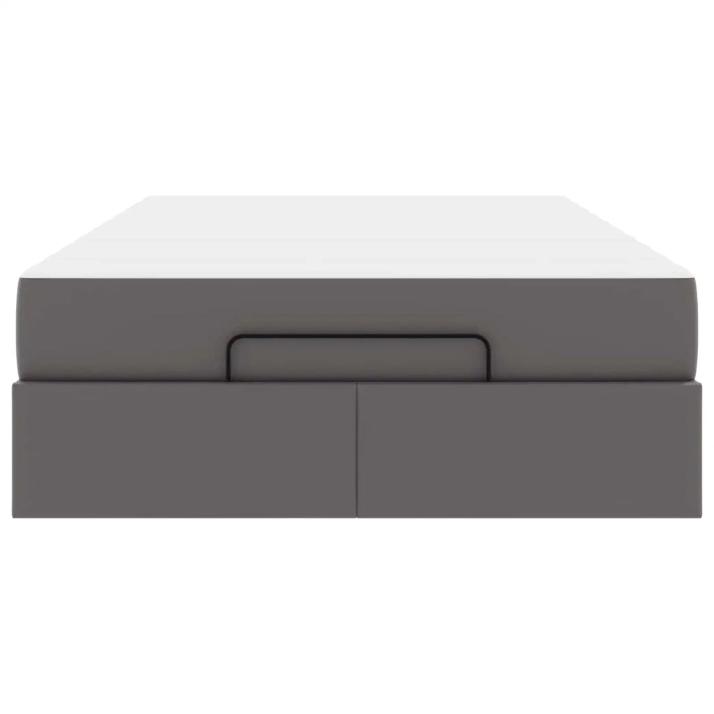 Struttura letto con materasso Altro 2 pcs Grigio PVC 3399423