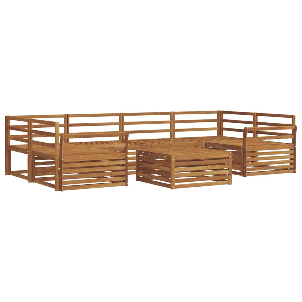 Set di divani da esterno 7 pcs Naturale 3373099