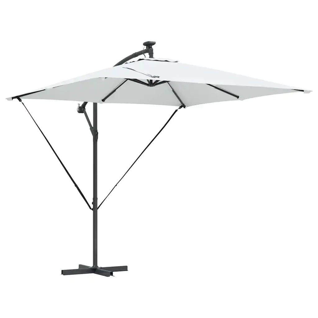 Ombrellone-Ombrello da giardino balcone Sabbia 249 x 249 x 250 cm Poliestere e Alluminio