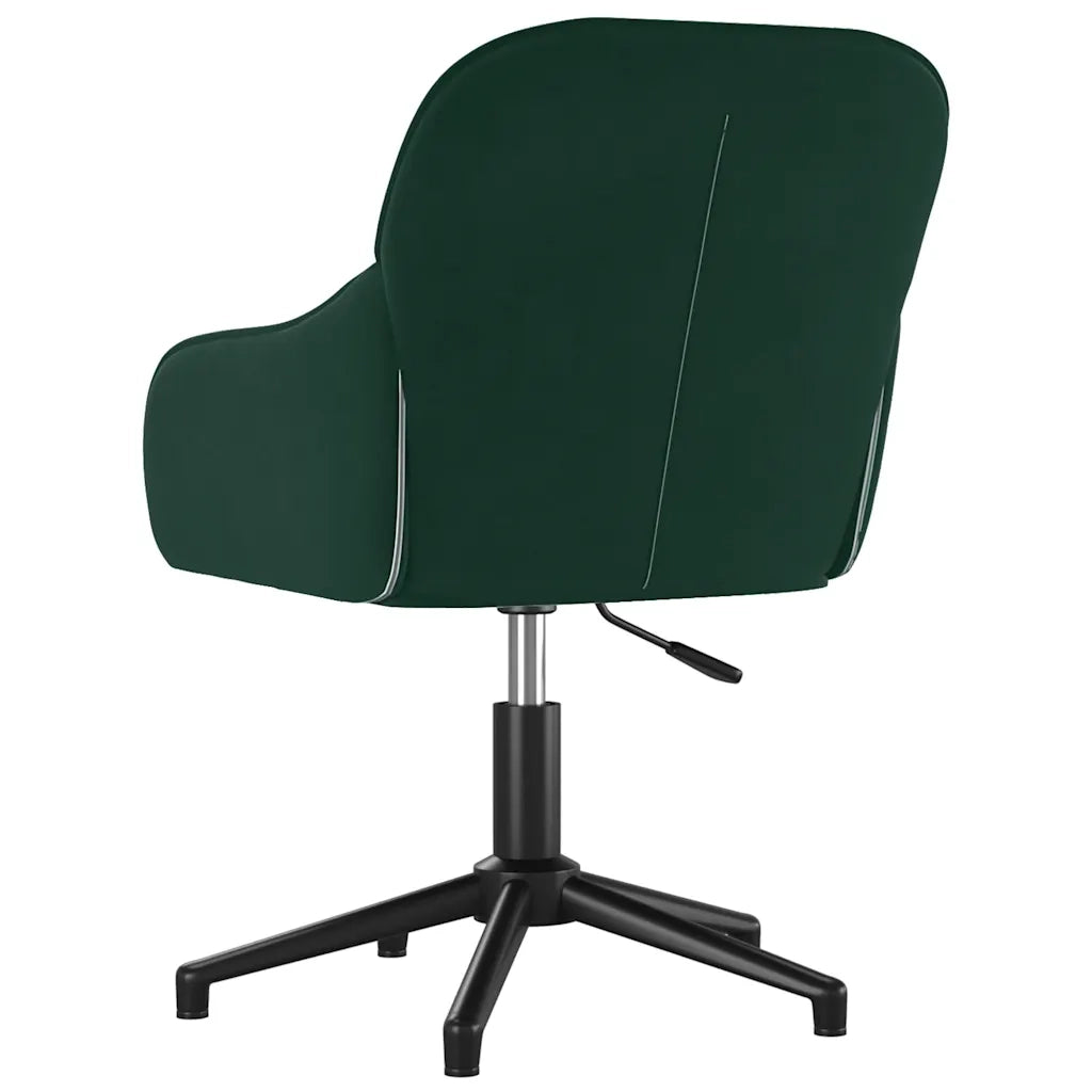 Sedie da Pranzo Girevoli 2 pz Verde Scuro in Velluto 3103379