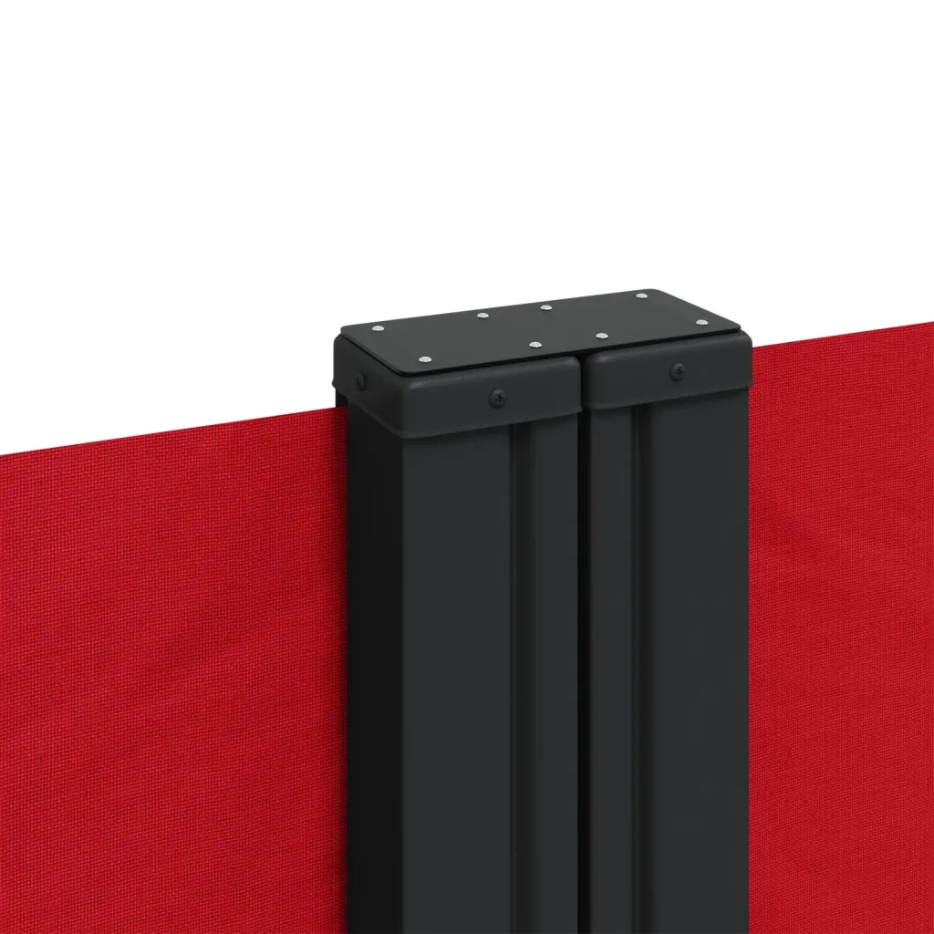 Tenda da Sole | Tenda parasole Laterale Retrattile Rossa 160x1000 cm