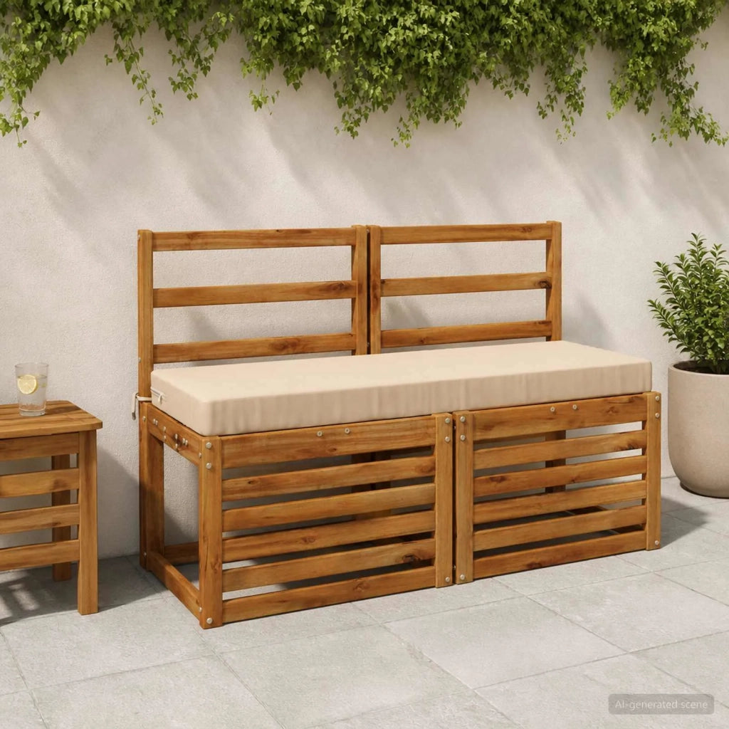Cuscino per panchina SOEST 100% Poliestere Crema 949624