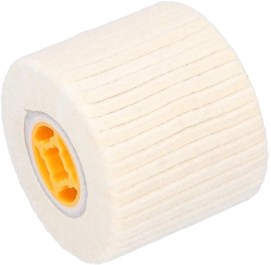 Polijstschijf in acciaio inossidabile - 120 x 100 mm - per alta luce - con nucleo in plastica - 455 gram
