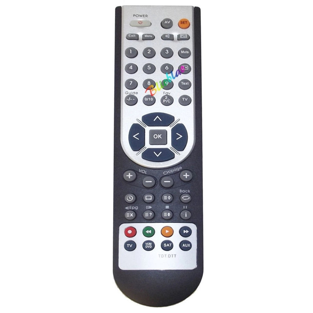 Trade Shop - Telecomando Universale 4 In1 Televisore Tv Dvb-t Digitale Terrestre -