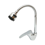 Rubinetto per lavello da cucina con beccuccio flessibile, aeratore a 2 funzioni, cromato lucido  Breckner Germany