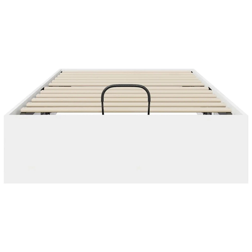 Letto ottomano Bianco 203 x 90 x 25 cm Legno ingegnerizzato 3409253