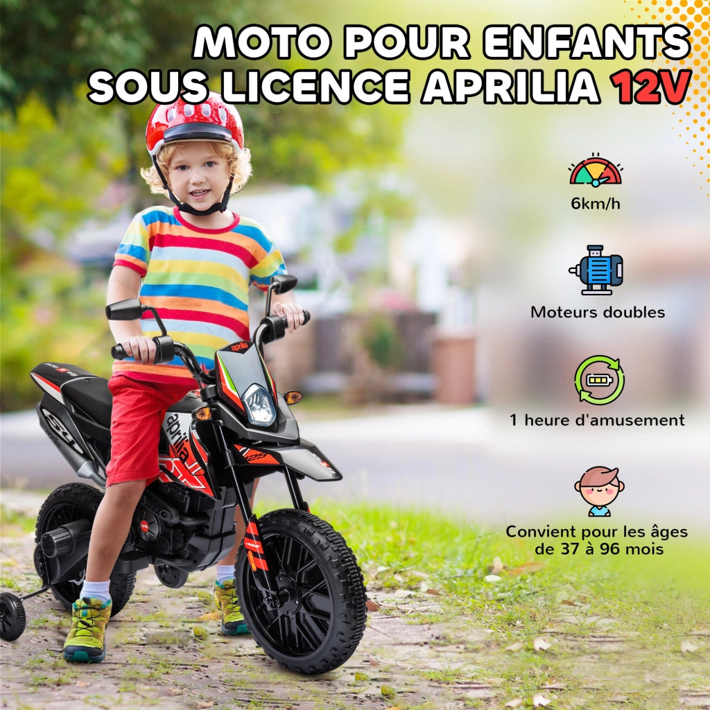 Moto elettrica per bambini ¨C Minimal ¨C rosso