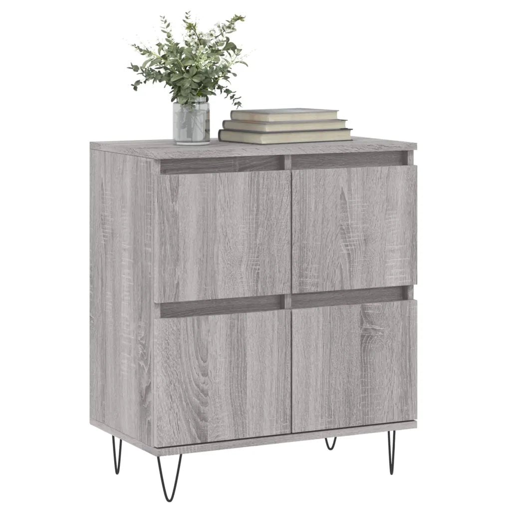 Credenza-Buffet-Armadio da cucina Grigio Sonoma 60x35x70 cm in Legno Multistrato 758734